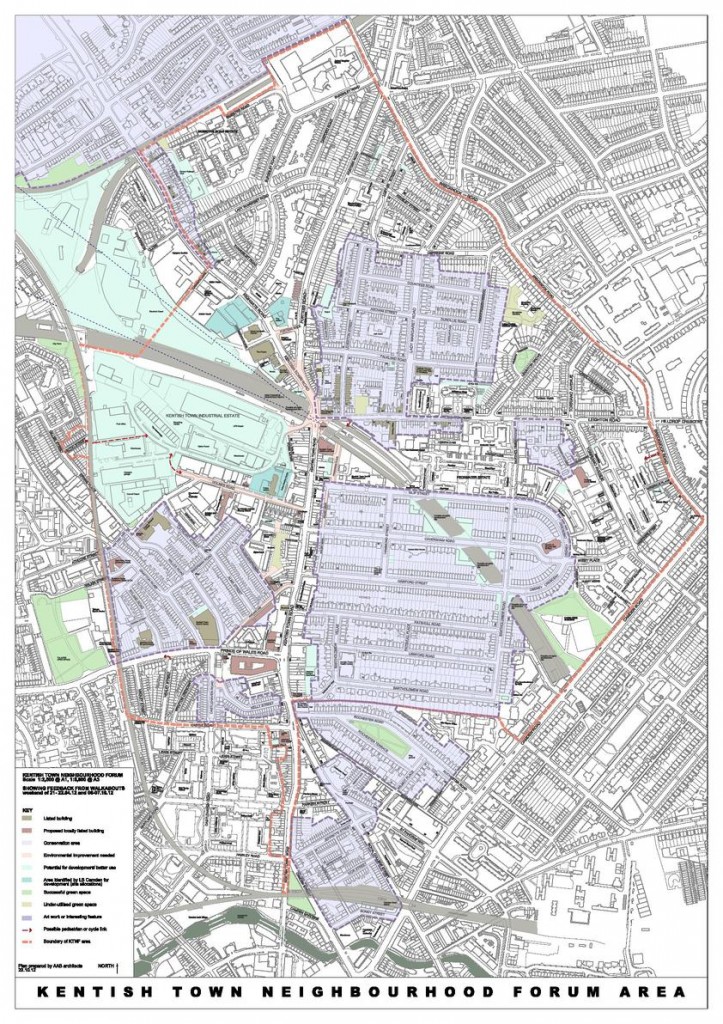 Map of the KTNF area